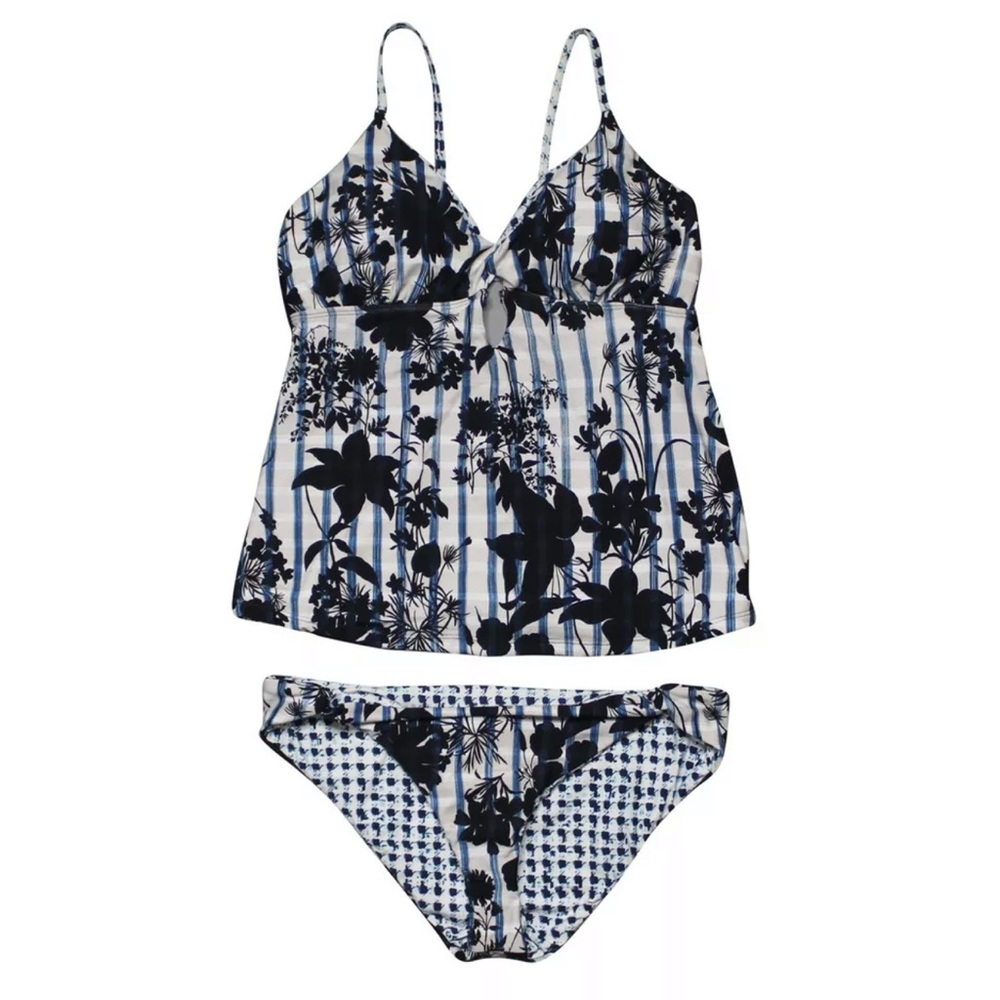 Lucky Brand 2PC Tankini Hipsters Swimsuit
